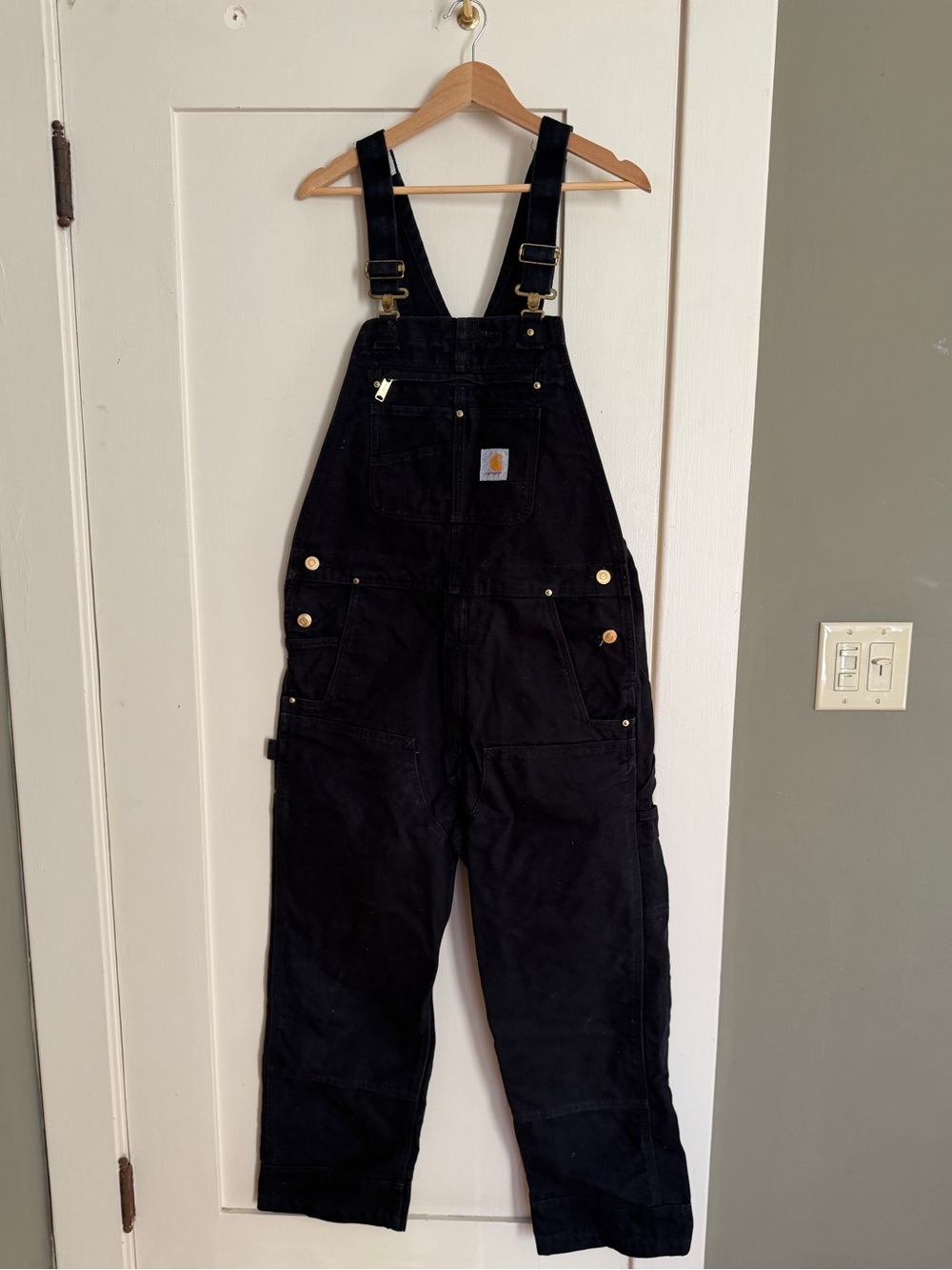 Men’s Carhartt Black Overalls- 34x30
